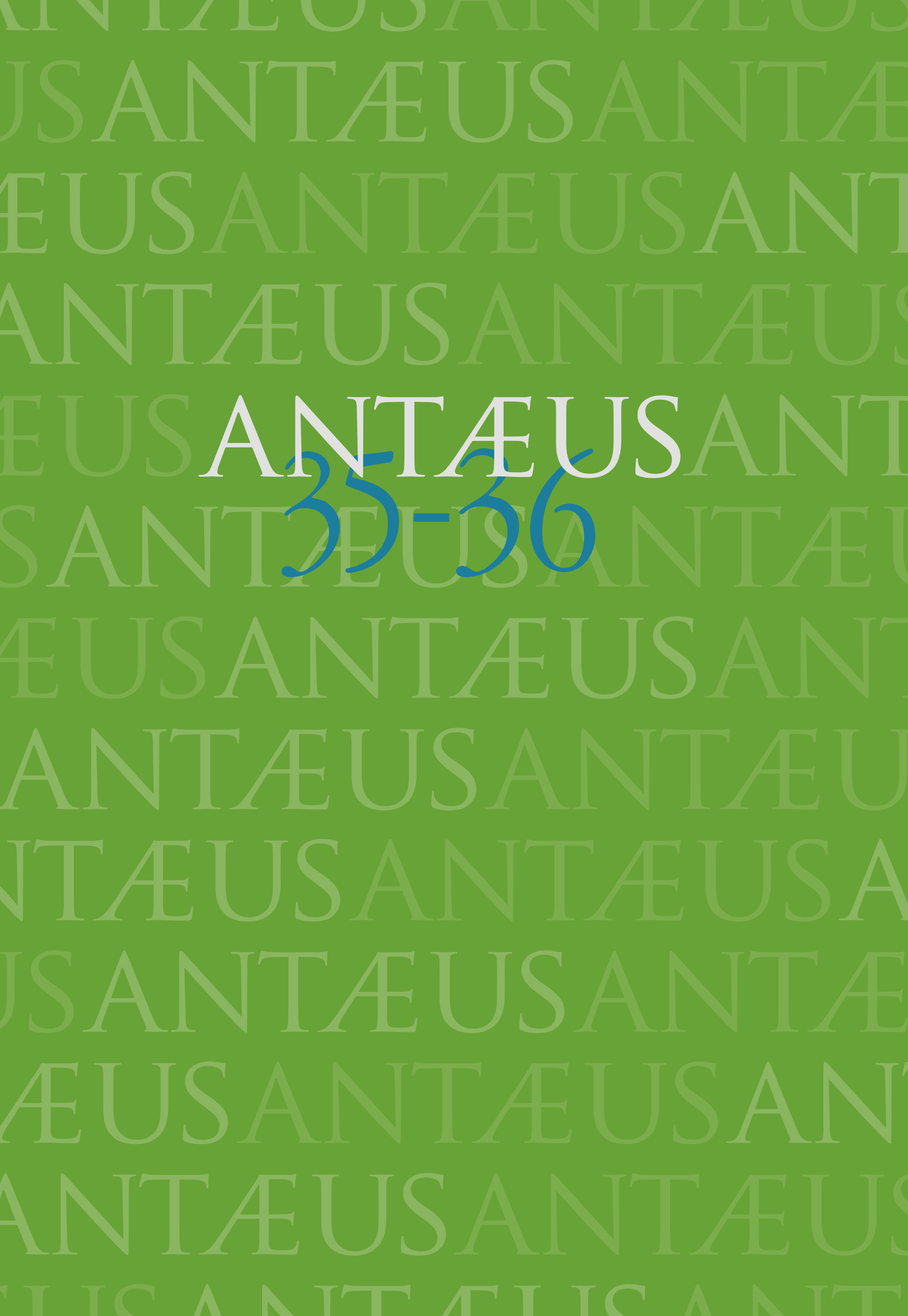 Antaeus 35-36 2018
